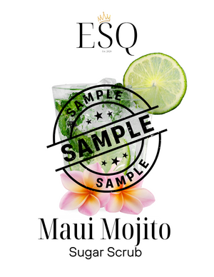 Maui mojito sugar scrub sample