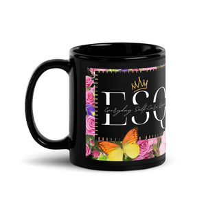 ESQ Black Glossy Mug